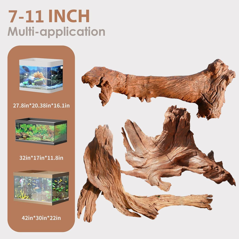 Jorewood driftwood aquarium-aquascape supports hiding spots and realistic terrarium landscapes