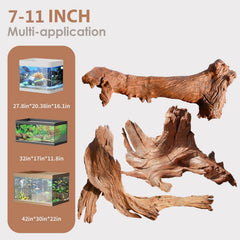 Jorewood driftwood aquarium-aquascape supports hiding spots and realistic terrarium landscapes