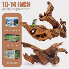 Jorewood driftwood sinking-ready piece supports quick stable setup