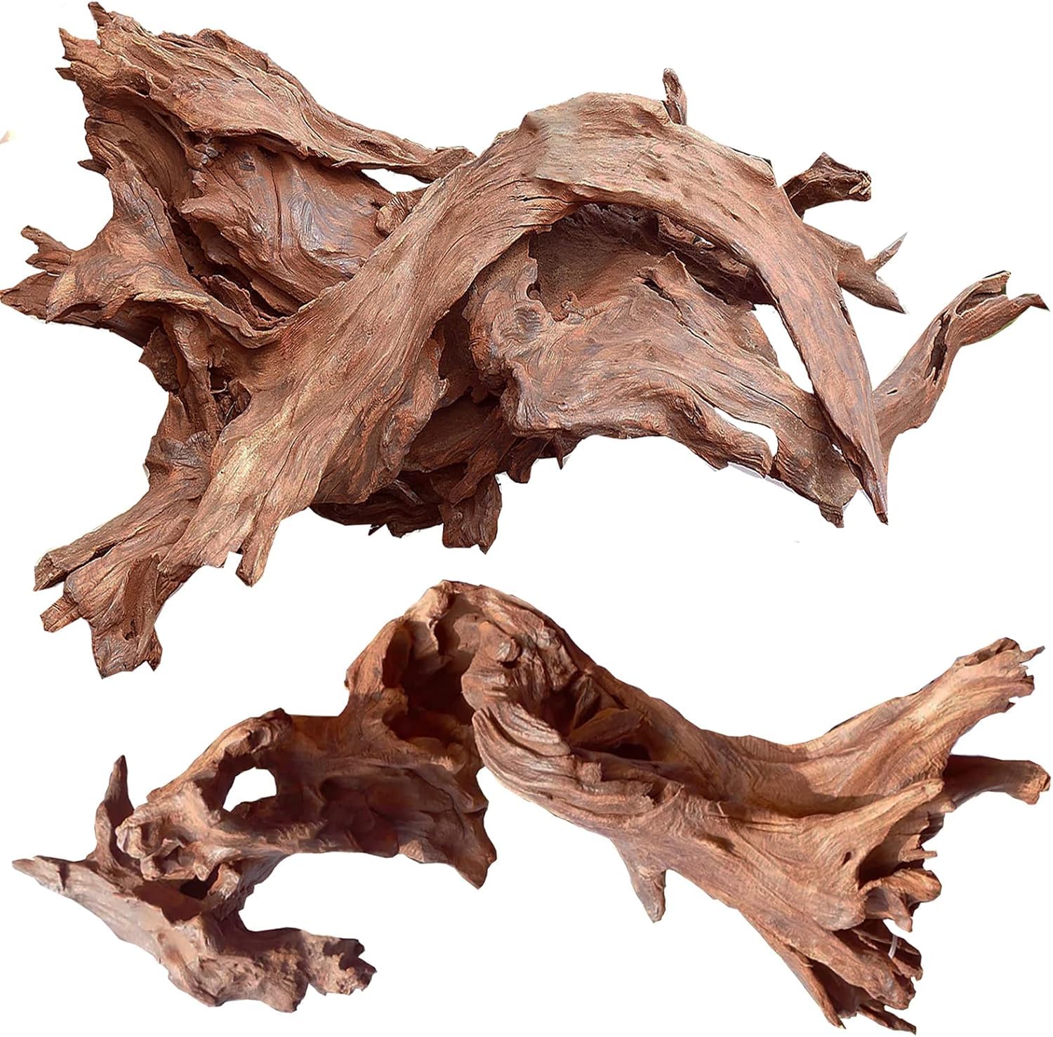 Jorewood driftwood twisted branch 10-14 inch adds natural texture for tanks