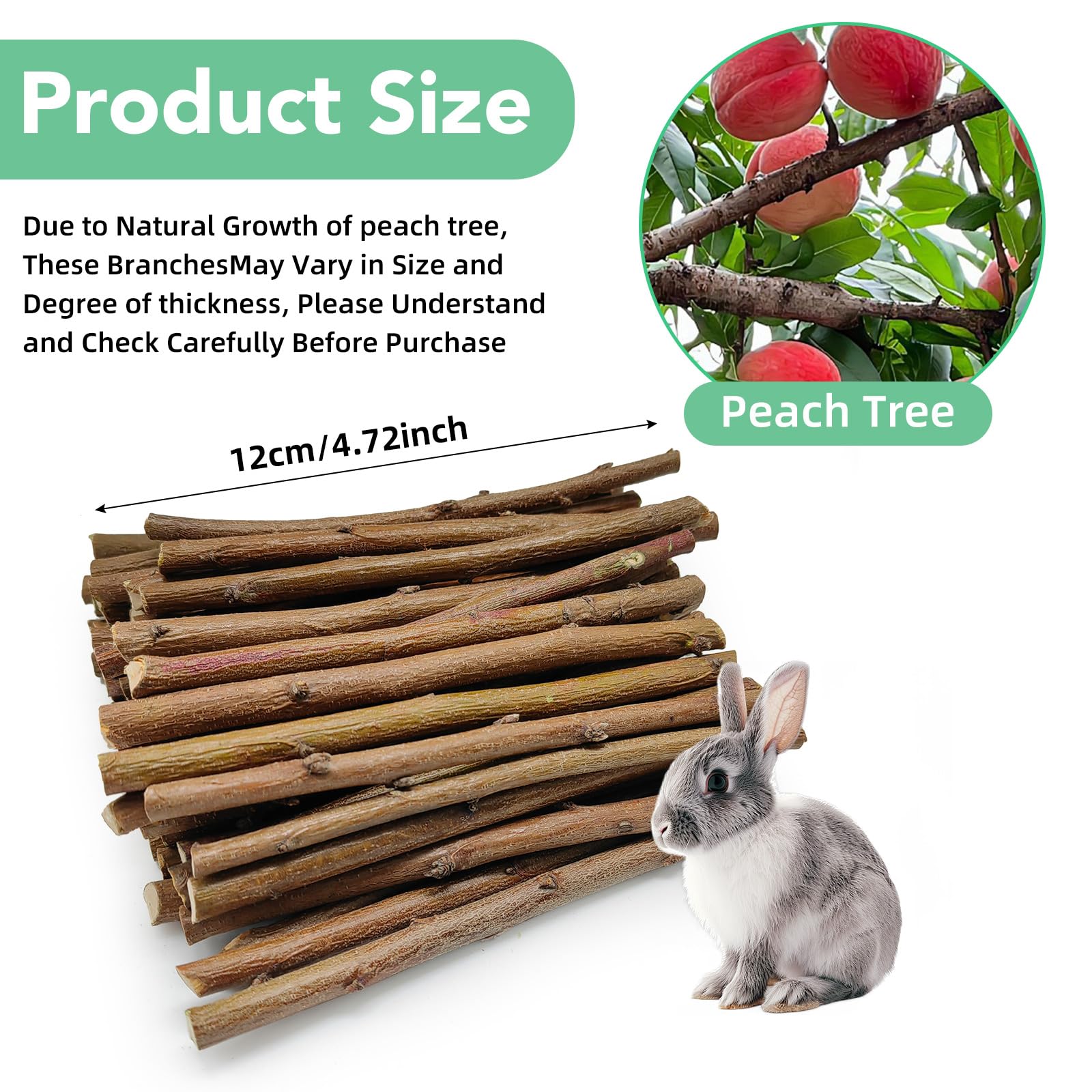 Jorewood peach wood chew sticks closeup texture reveals deep grooves for tooth grinding.