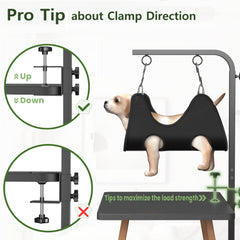 Josmimic 26-pound weight-capacity setup ensures secure support when hammock is used.
