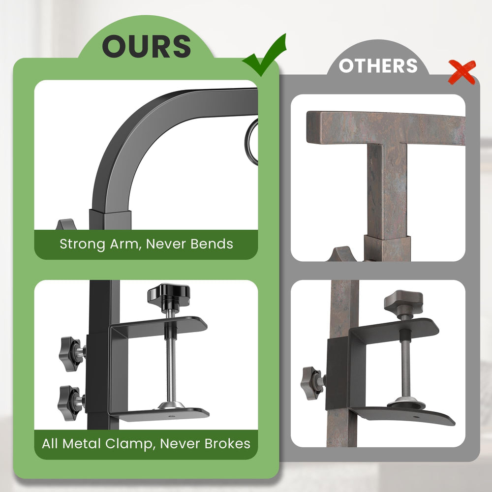 Josmimic grooming-arm with hammock and leash creates steady, precise trims.