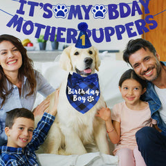JOTFA dog birthday hat with numbers creates a birthday centerpiece in celebrations.