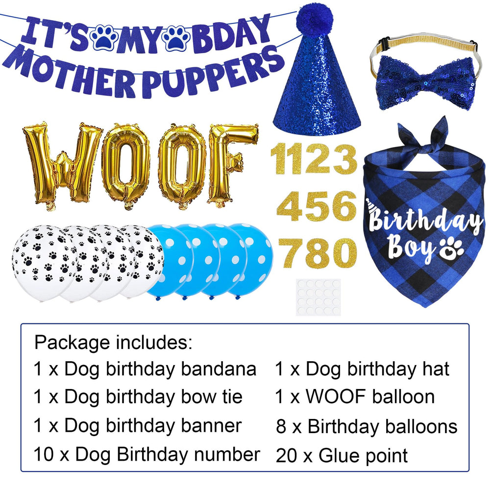 JOTFA dog birthday hat adds height and party vibe
