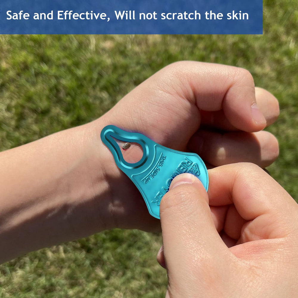 JOTOVO tick remover fast painless use demonstrated on skin