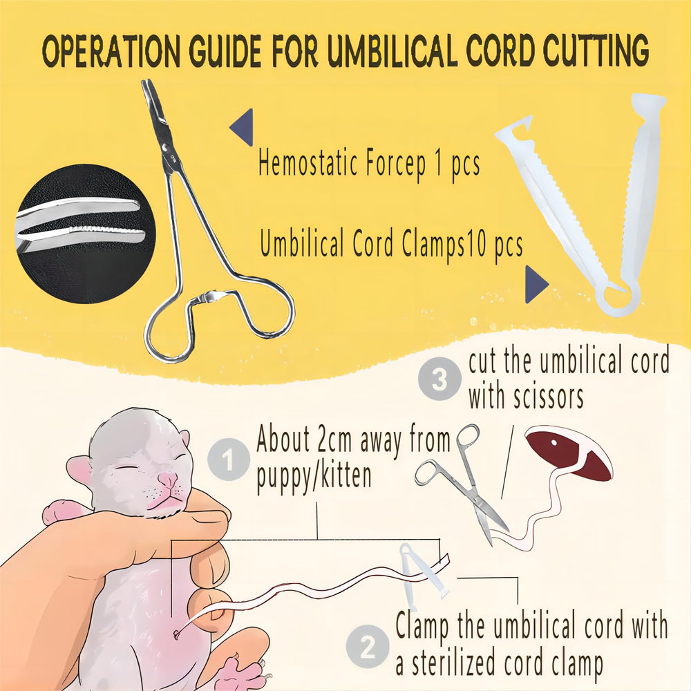 JounLoin expandable collars for puppies and kittens aid newborn identification during whelping