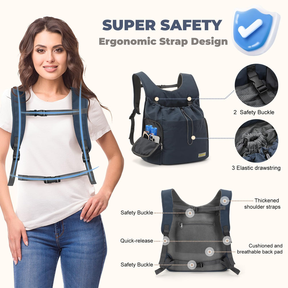 JourCraf Dog Front Carrier Foldable Lightweight design for on the go adventures