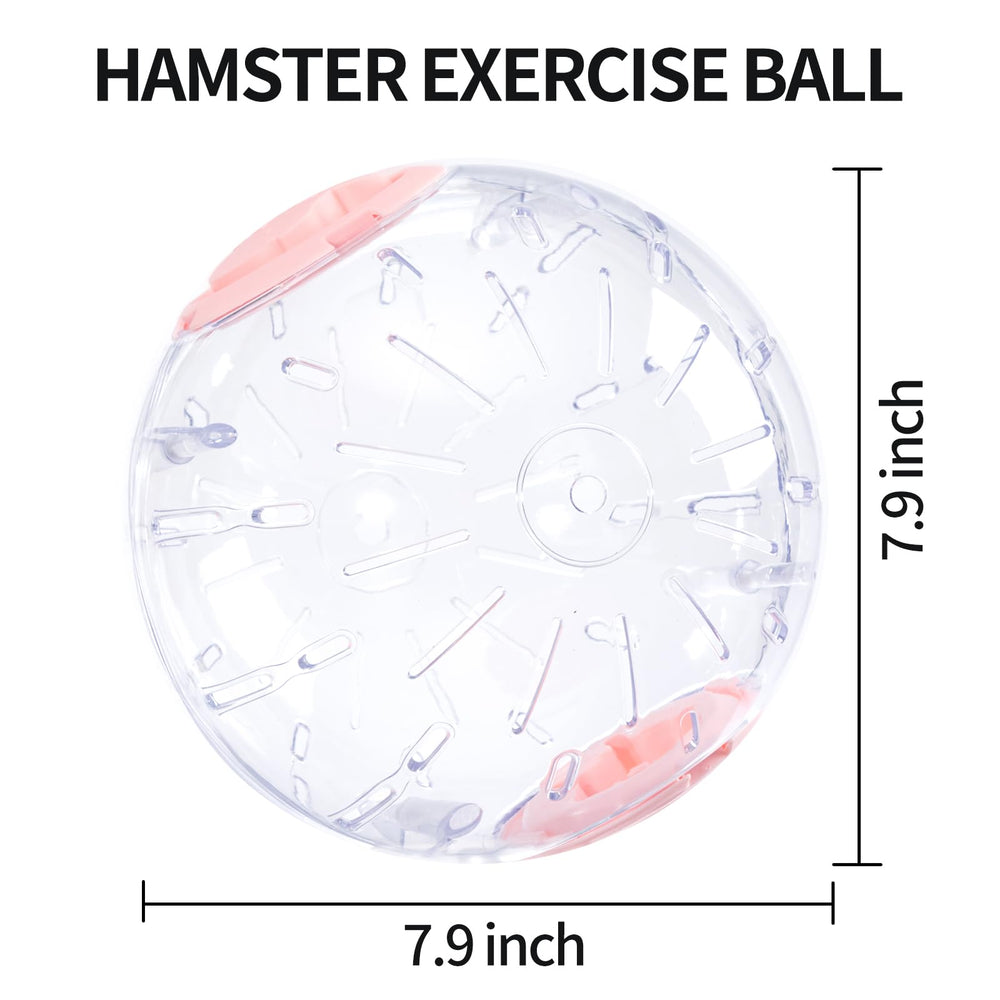 JOUSONTY transparent main body lets you watch your hamster during exercise.