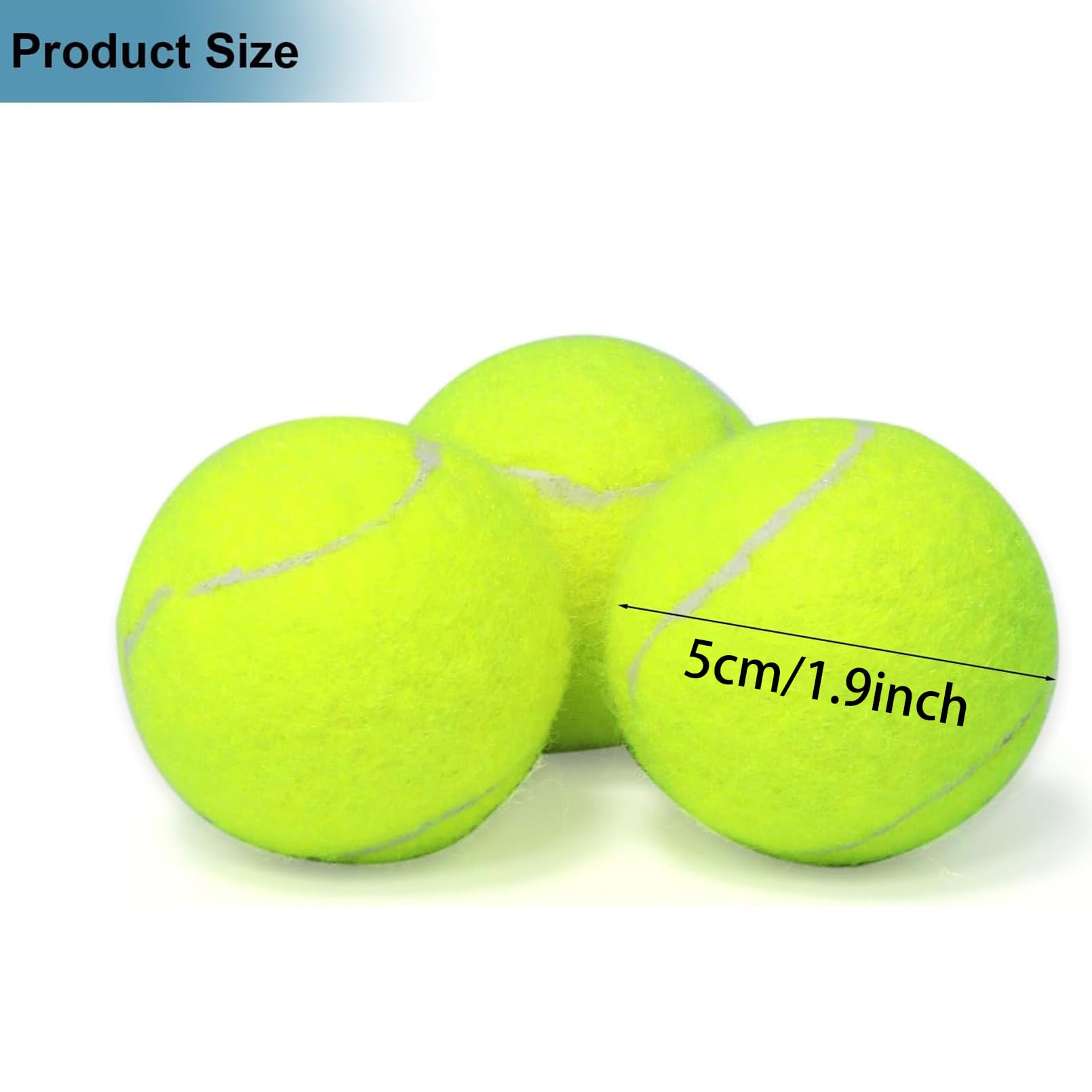 Jovani 9 mini tennis balls (2-inch) bundle enables extended fetch sessions.