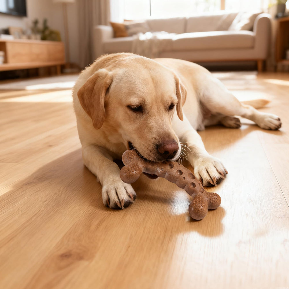 JoviQ dog chew toy makes a thoughtful gift for dogs who love interactive play.