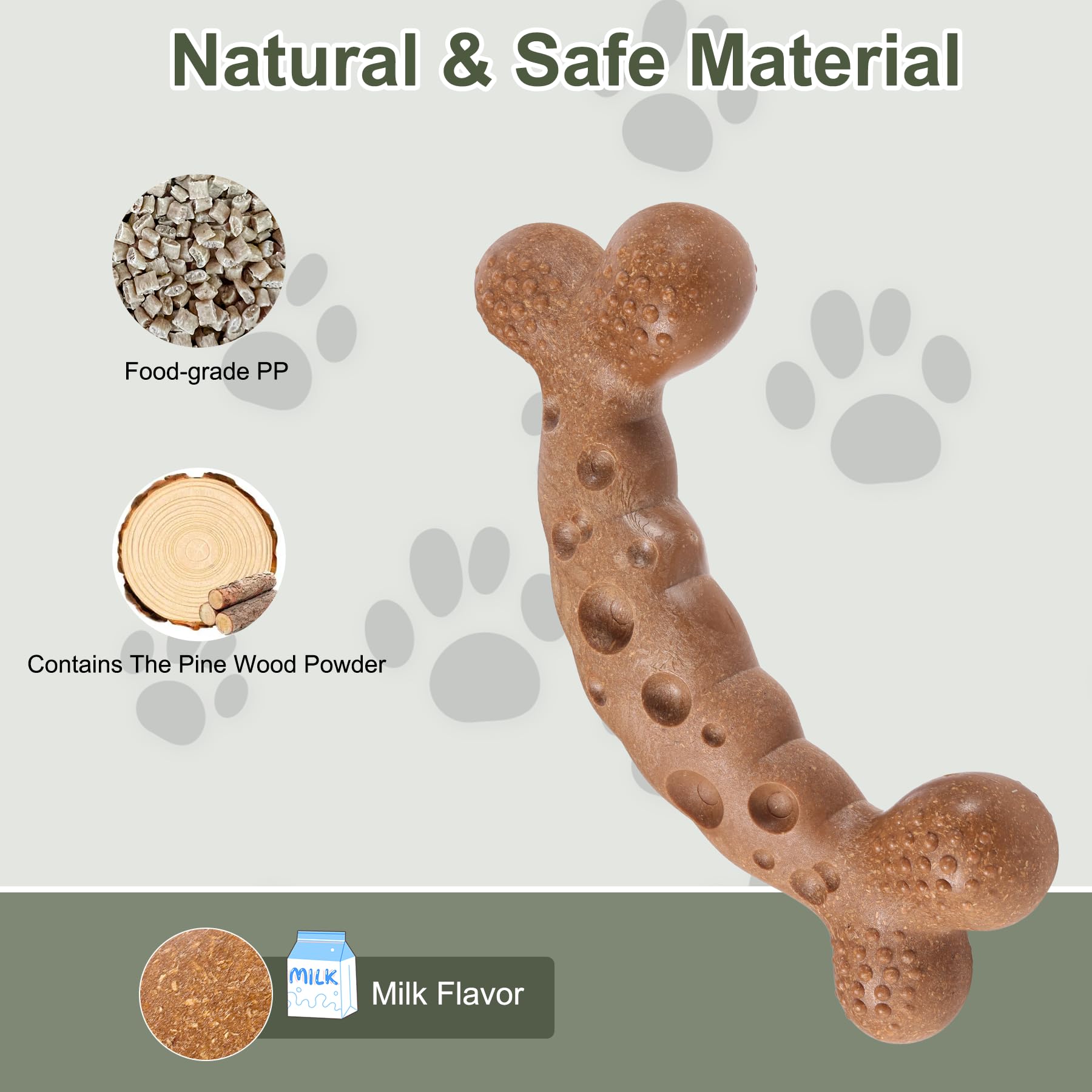 JoviQ dog chew toy grooves for treats keeps dogs busy and mentally stimulated.