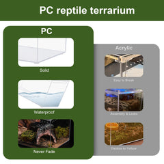 JoviQ terrarium ventilation holes demonstrate airflow while keeping habitats secure.