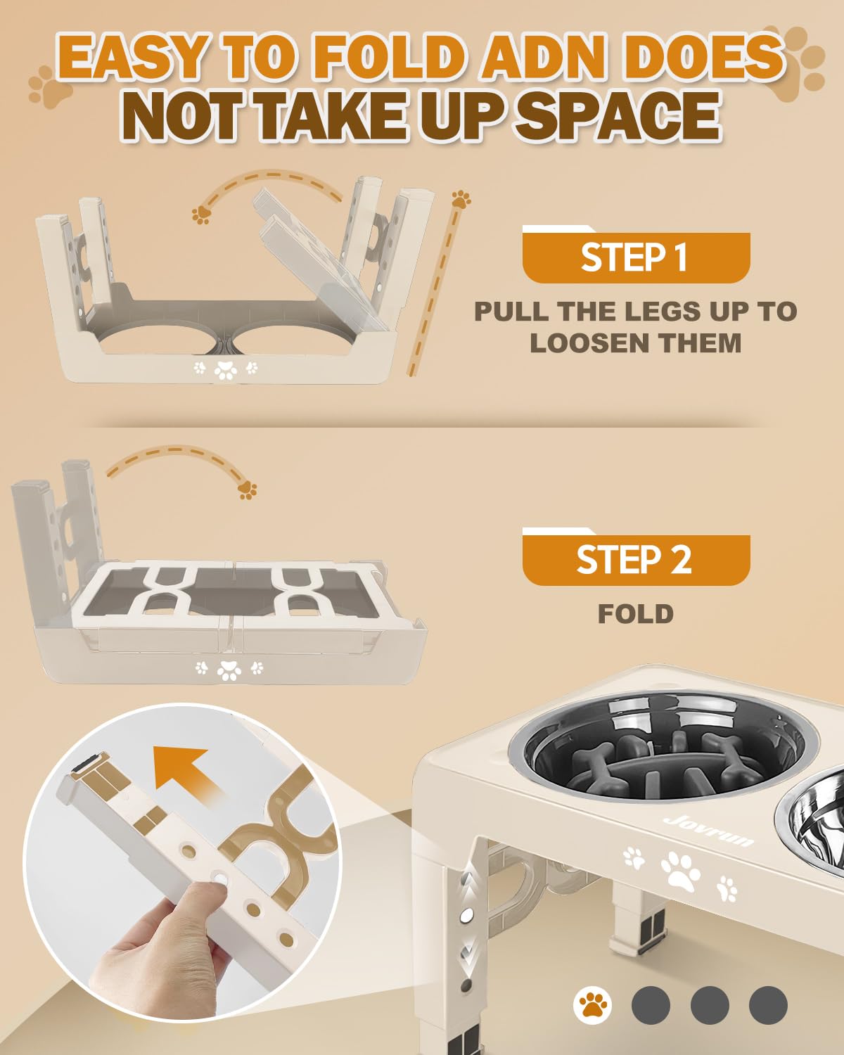 Jovrun meal setup image demonstrates organized feeding and hygiene.