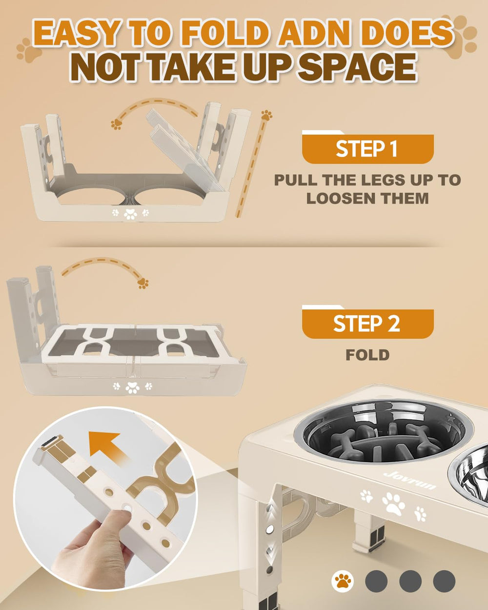 Jovrun meal setup image demonstrates organized feeding and hygiene.