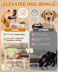 Jovrun slow feeder bowl promotes mindful eating for pets.