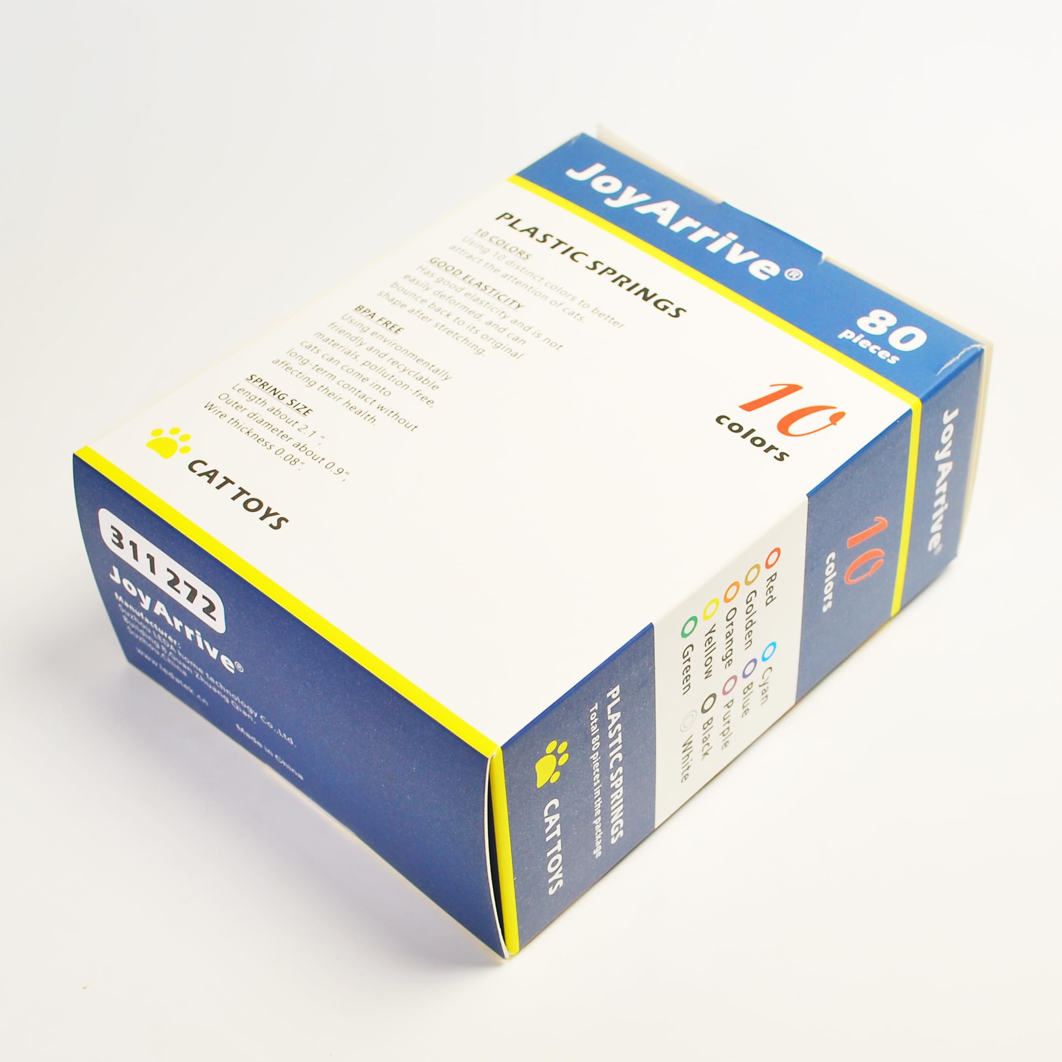 JoyArrive BPA free plastic springs ensure safe play and reliable performance over time.