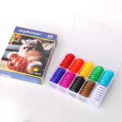 JoyArrive cat exercise spring toy helps indoor cats stay active during daily play