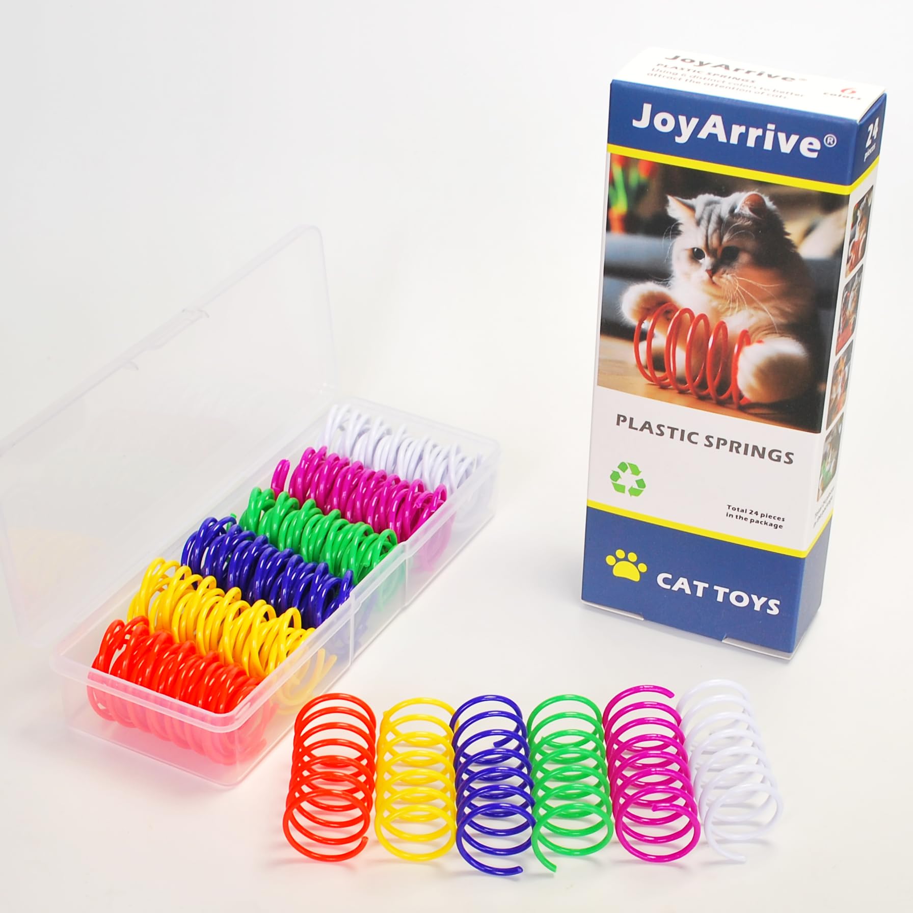 JoyArrive cat-spring-exercise-tool helps indoor cats stay active and engaged