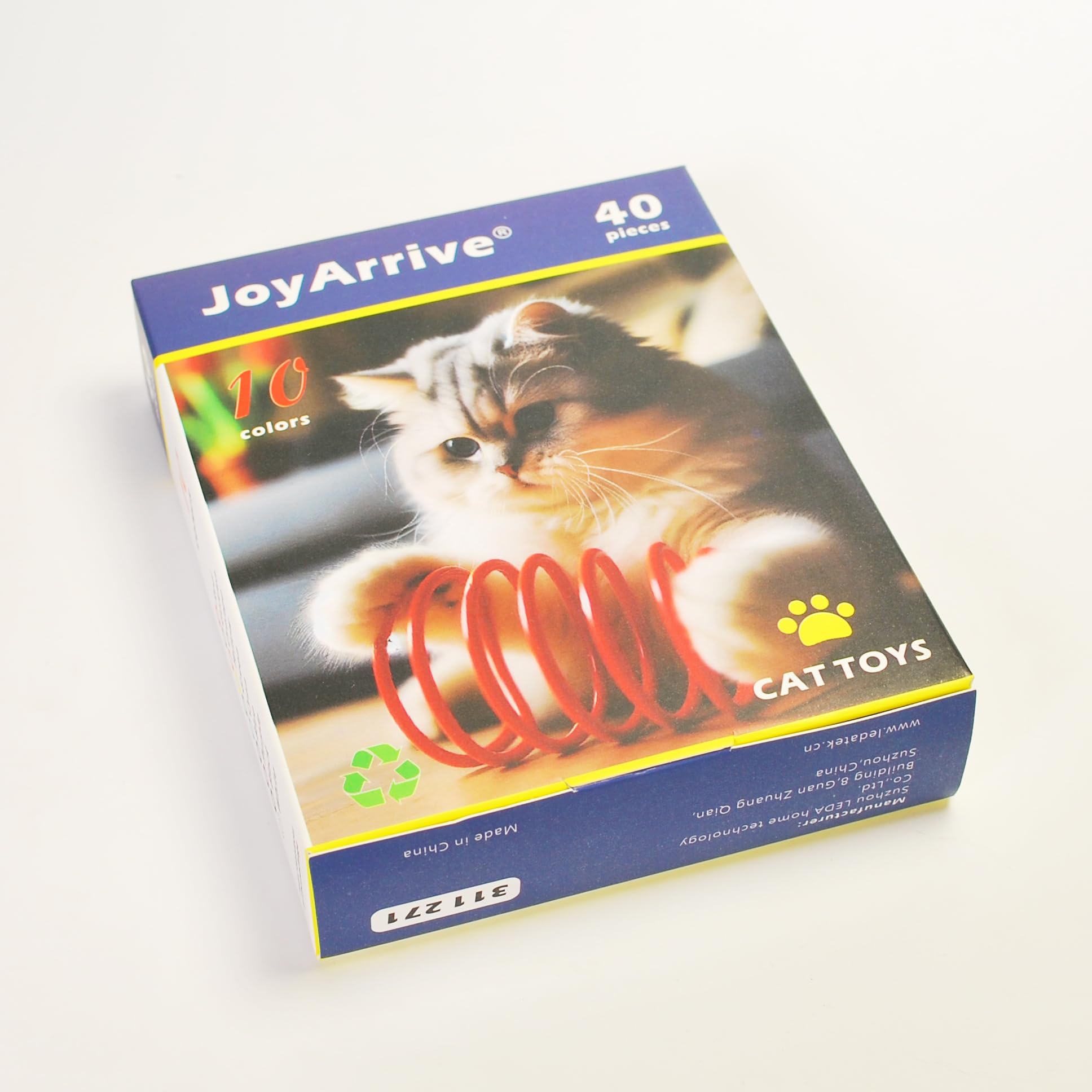 JoyArrive colorful springs box highlights ten colors for varied engaging play
