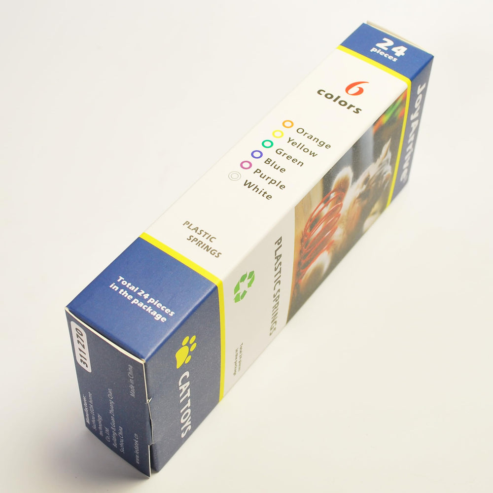 JoyArrive indoor-kitten-springs-6-colors adds variety and keeps play fresh