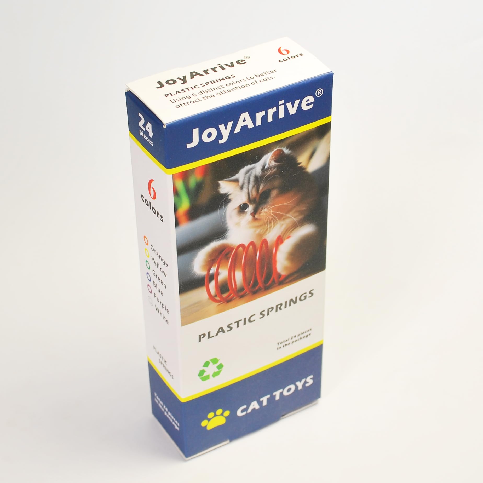 JoyArrive press-to-chase-spring invites chasing and play in a safe indoor setting