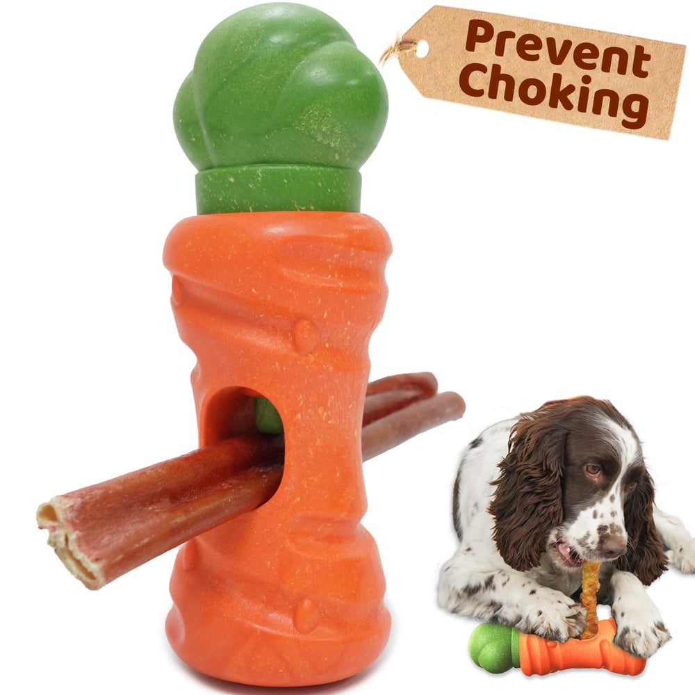 JoyBruko bully-stick-holder closeup with adjustable screw for safety
