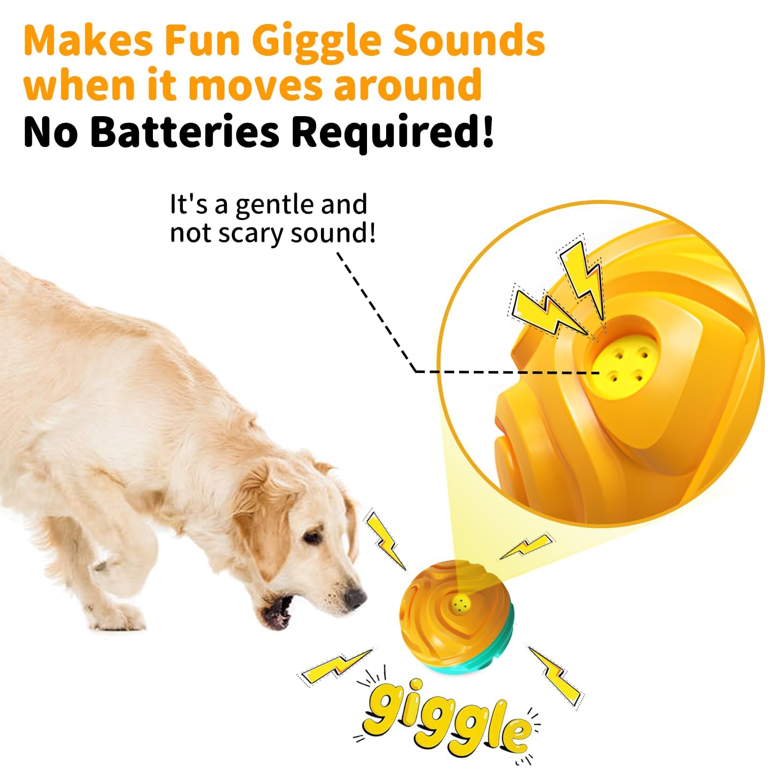 JoyBruko dog ball double-layer structure stands up to aggressive chewers.