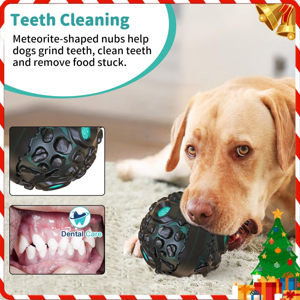 JoyBruko Dog Ball easy-clean uses food-grade rubber and is dishwasher safe for simple cleanup.