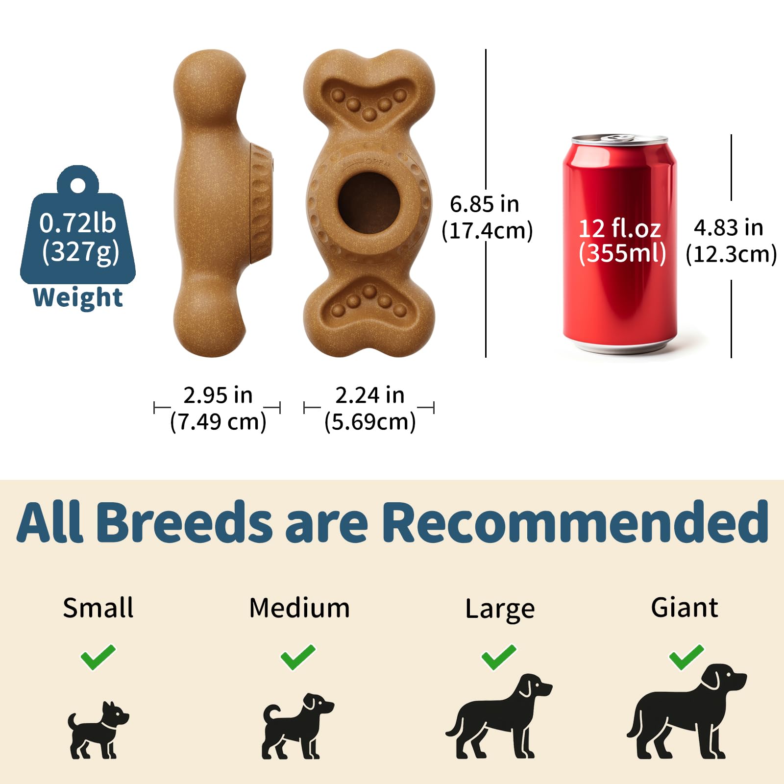 JoyBruko all-breeds gift-ready toy for birthdays or holidays
