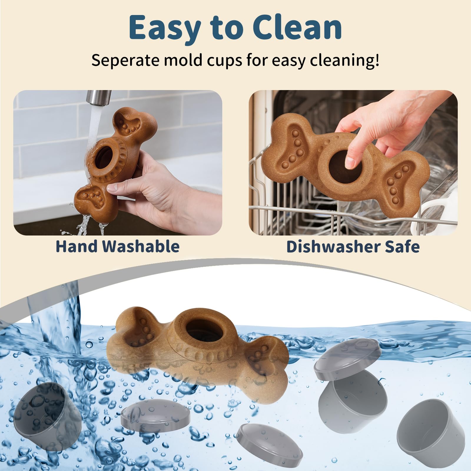 JoyBruko easy-clean surface makes washing quick after play