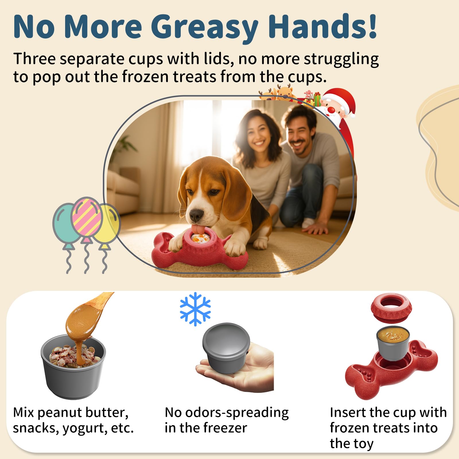 JoyBruko freeze bone toy keeps dogs cool and engaged