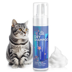 JOYCUDDLE Waterless Cat Shampoo bottle foam for quick no-rinse cleaning.