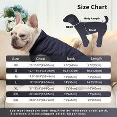 JoyDaog dog jacket with leash hole at neck for easy walks