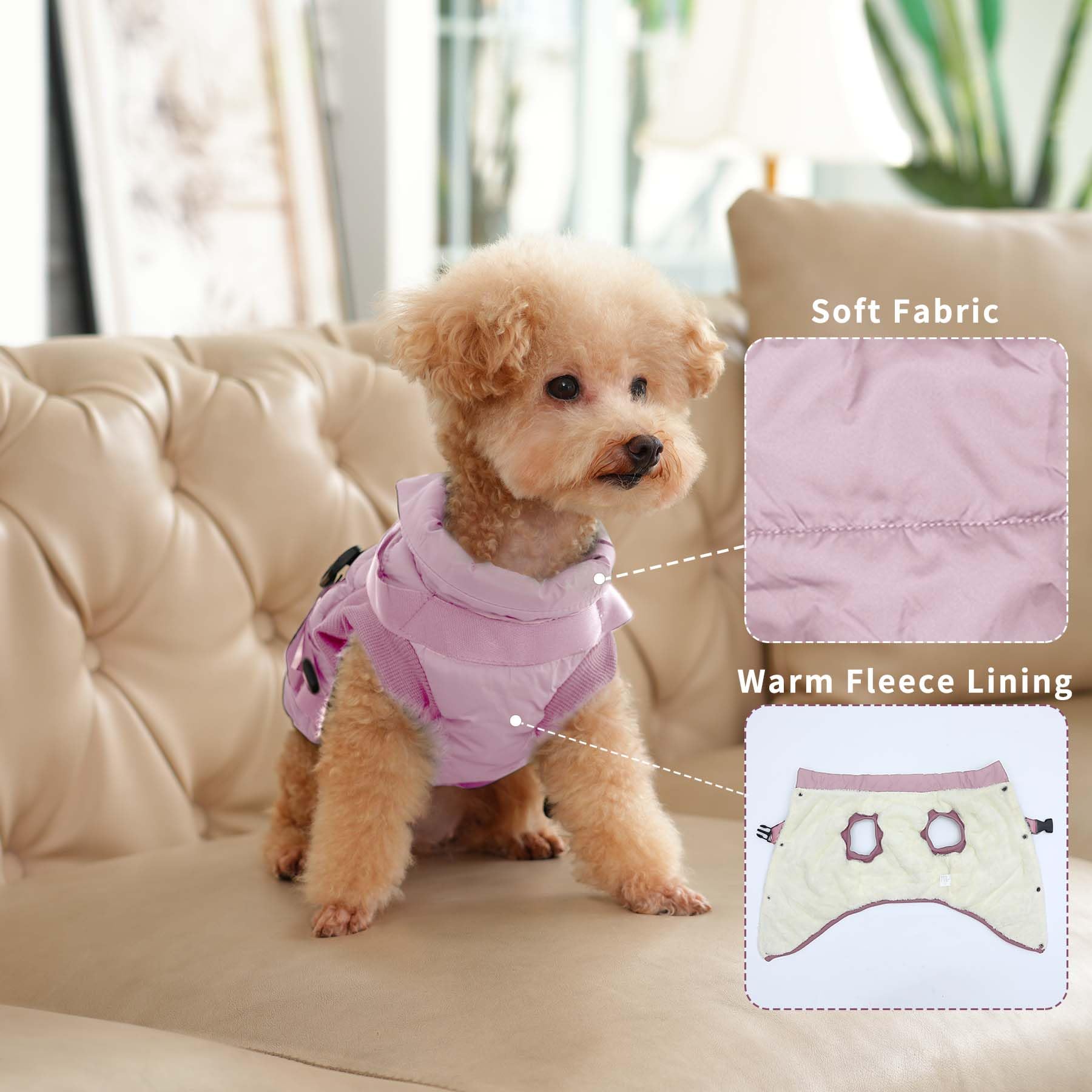 JoyDaog windproof outer fabric for windy outdoor walks