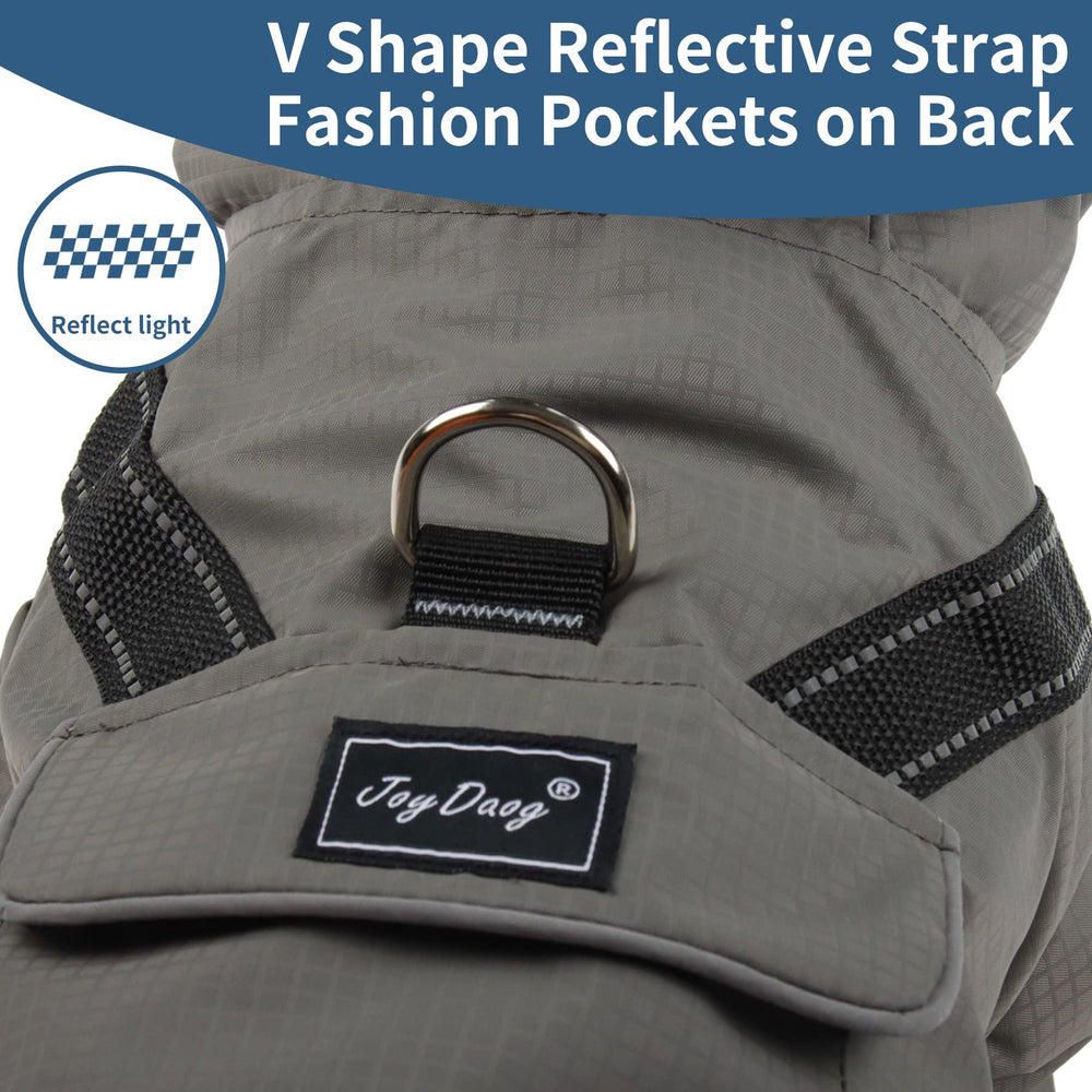 JoyDaog reflective strap improves visibility in low light for safer strolls