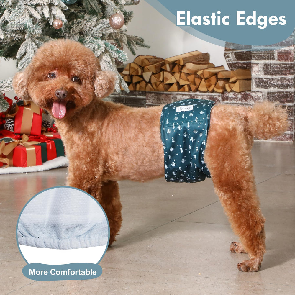 JoyDaog elastic edges ensure a snug, secure fit