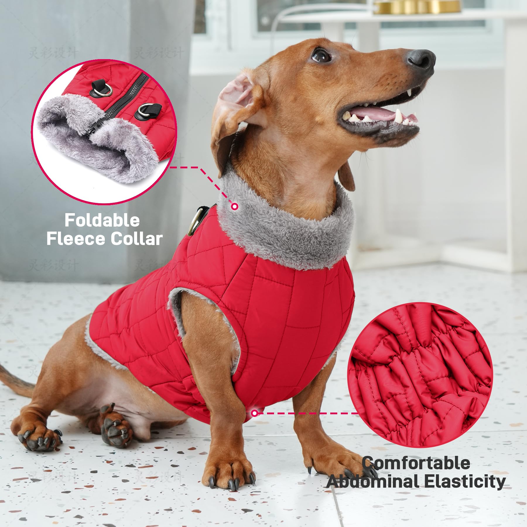 JoyDaog abdominal elastic panel for comfortable, secure fit