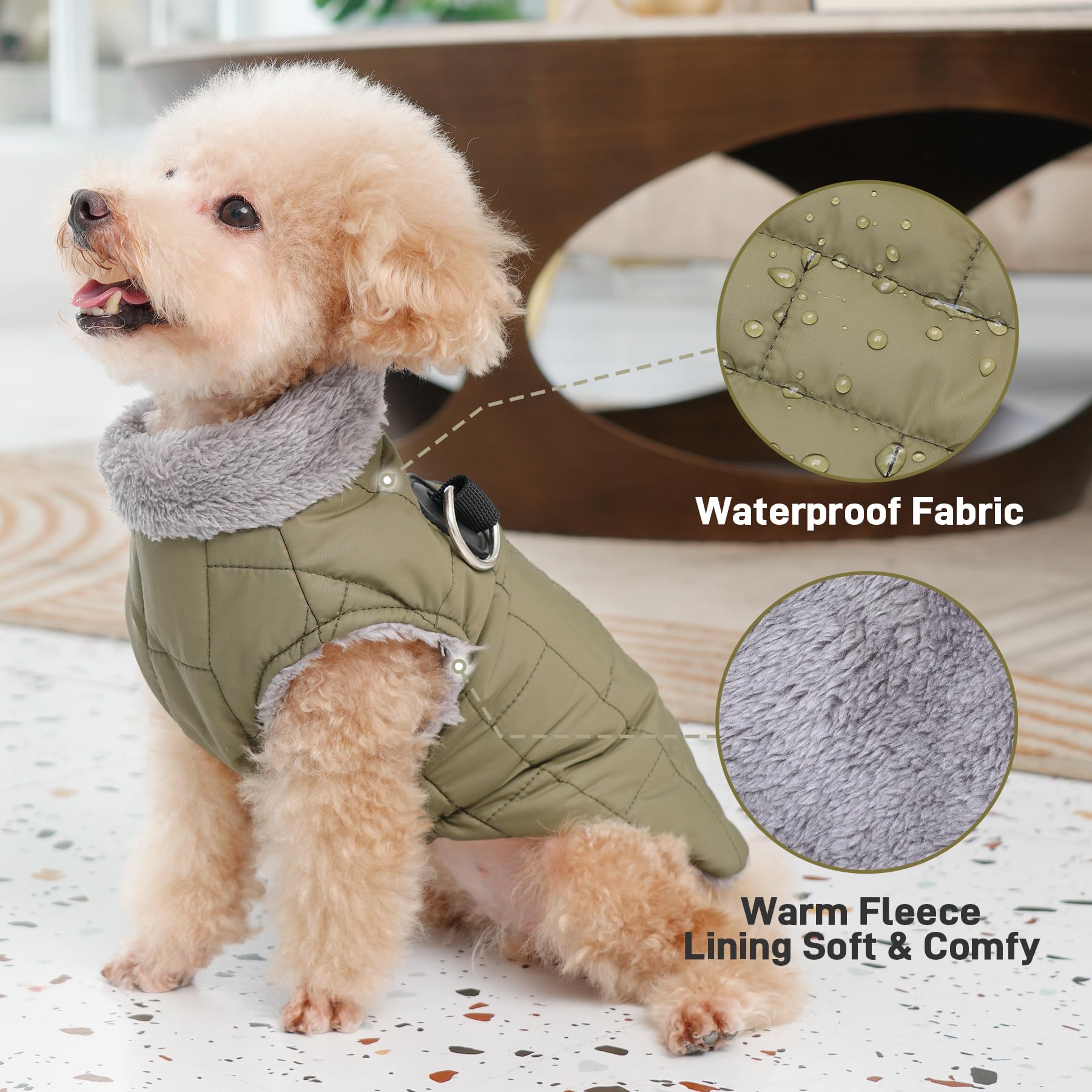 JoyDaog lightweight coat keeps dogs mobile without bulk.