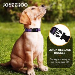 Joyeeiioo Martingale dog collar demonstrating adjustable sizes for a versatile fit