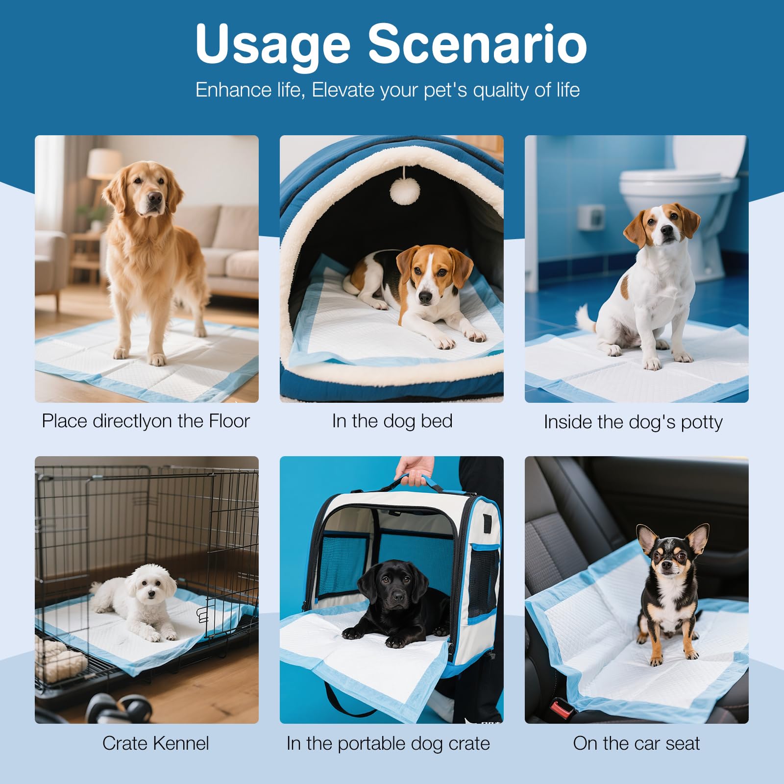 Joyeux Daily multi-use pad suitable for crates, travel, and indoor scenarios.