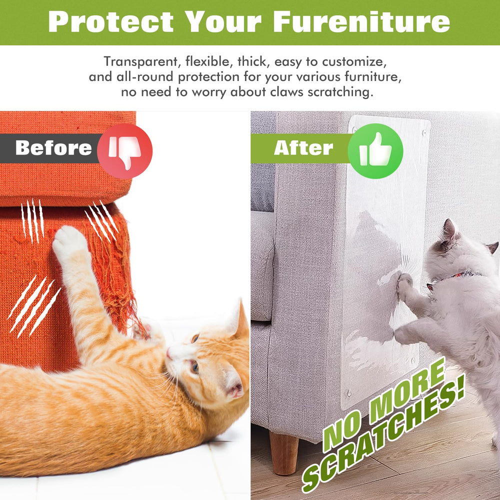 Joyeux Daily thick clear protector blocks cat scratches while remaining discreet