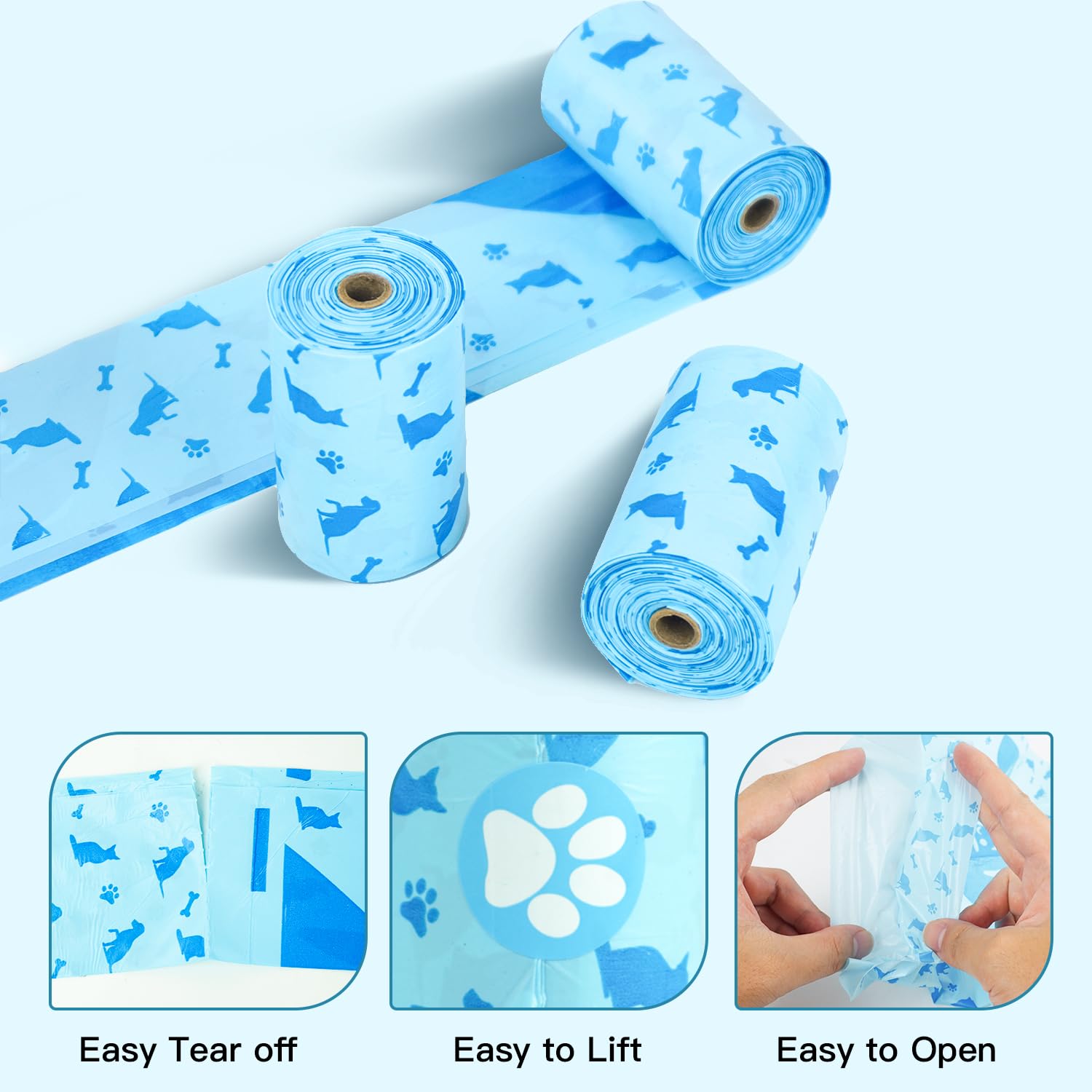 Joyeux dog print design adds friendly discreet appeal on walks.