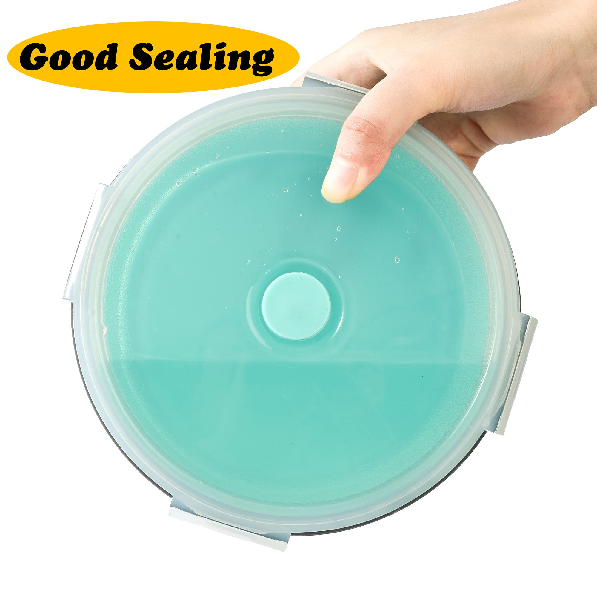 Joyinjojo 2-pack pet bowls portable for daily walks.