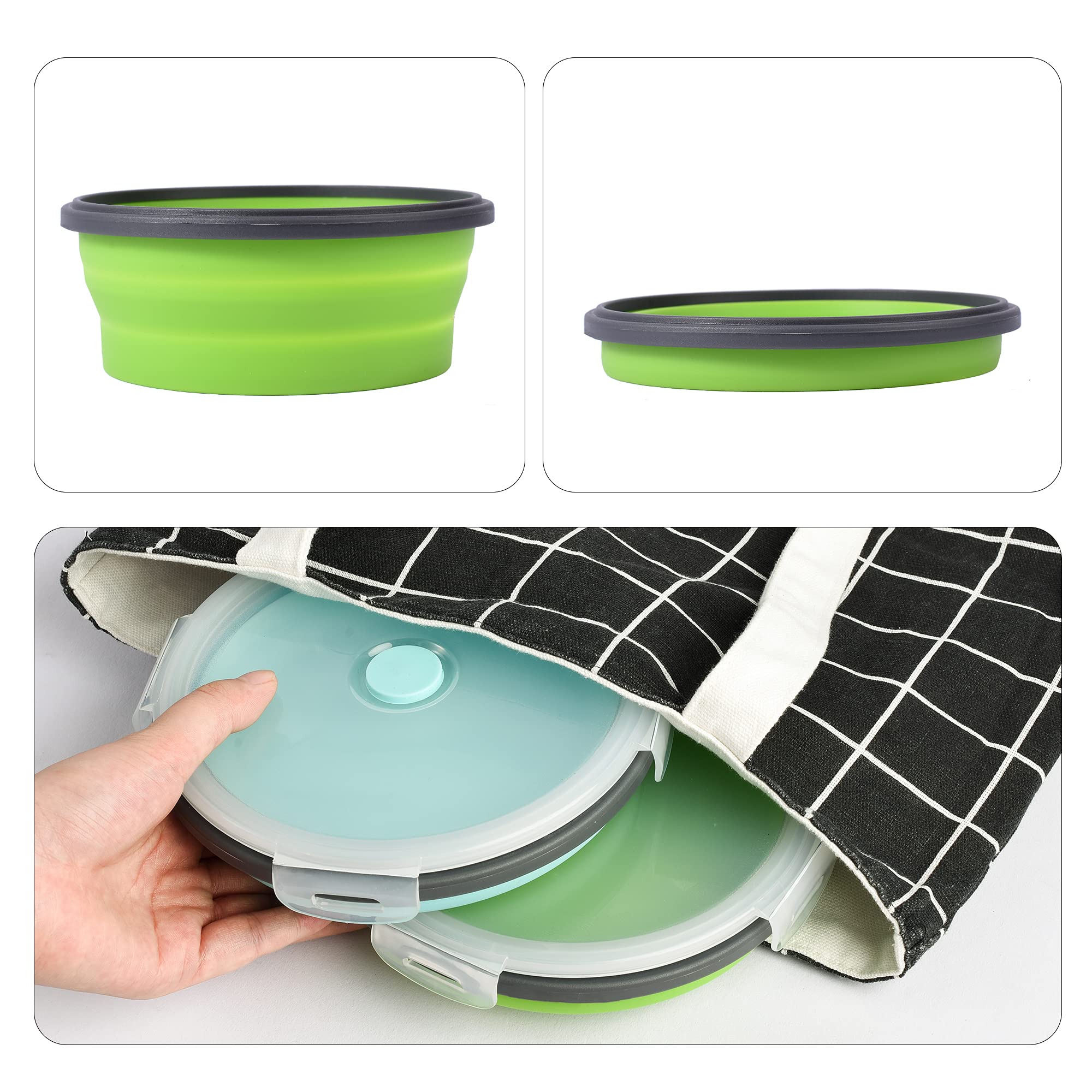 Joyinjojo camping travel bowls ready for outdoor days.