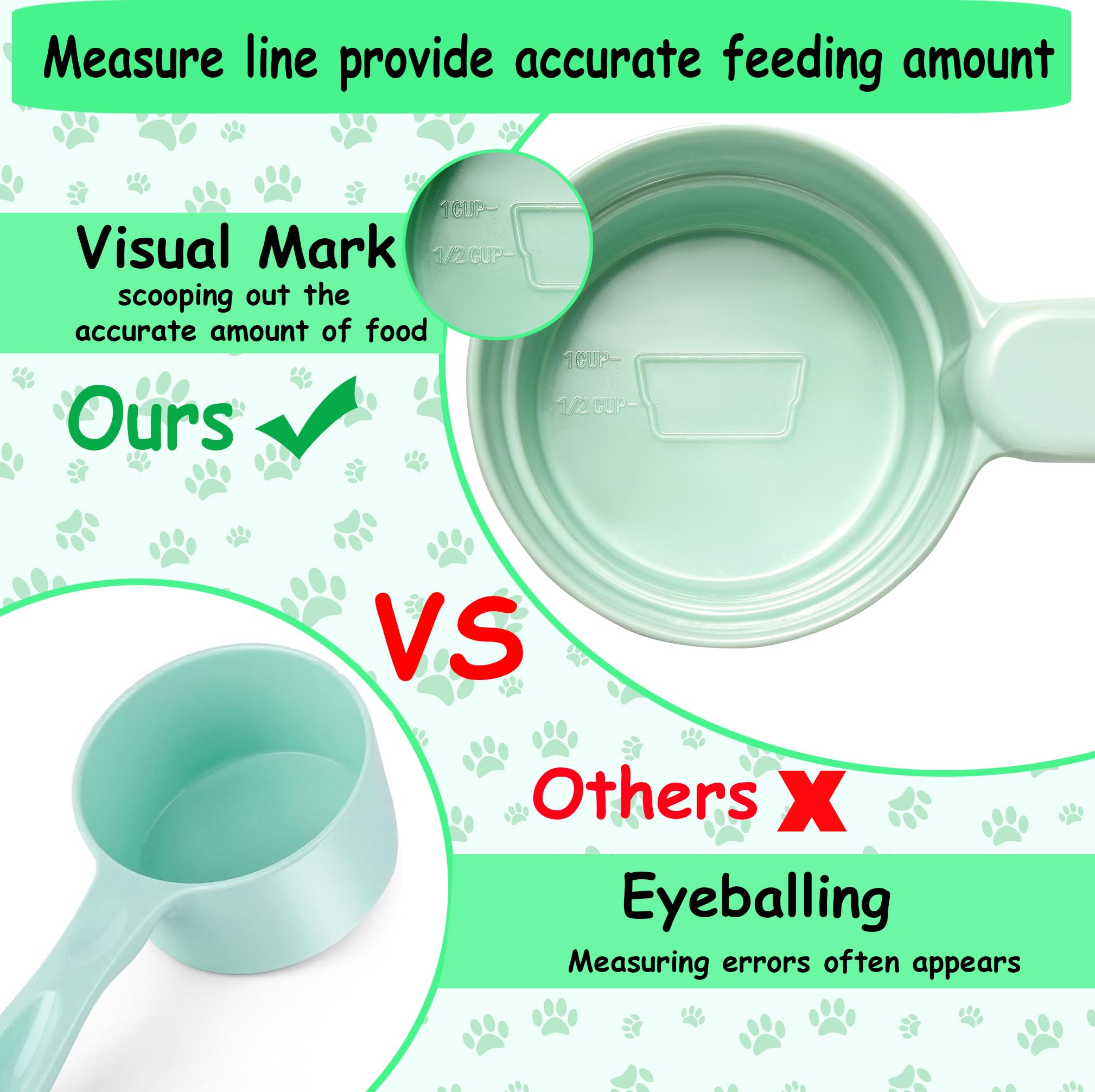 Joyinjojo heavy-duty melamine scoop for lasting performance