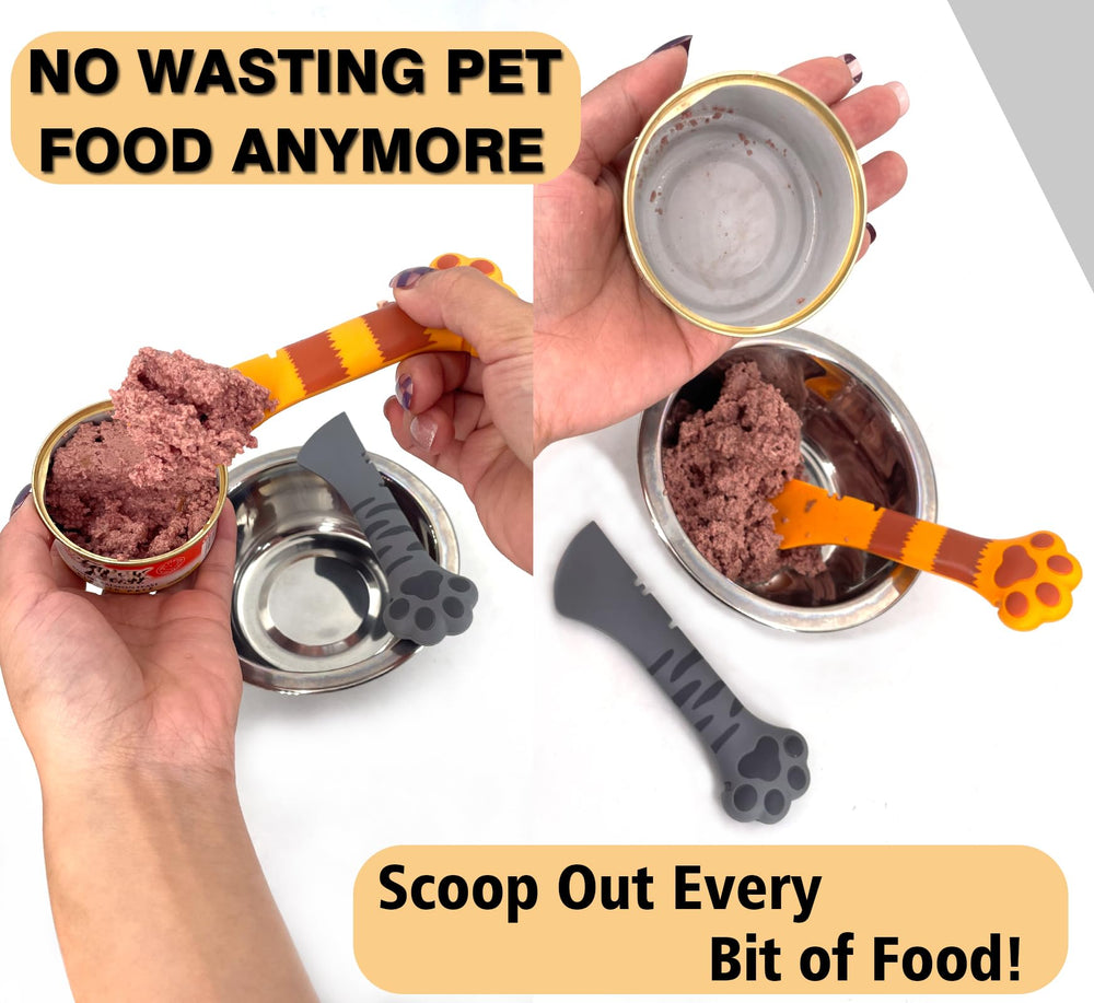 Joyinjojo lever-action can opener spoon speeds lid removal without nails strain.