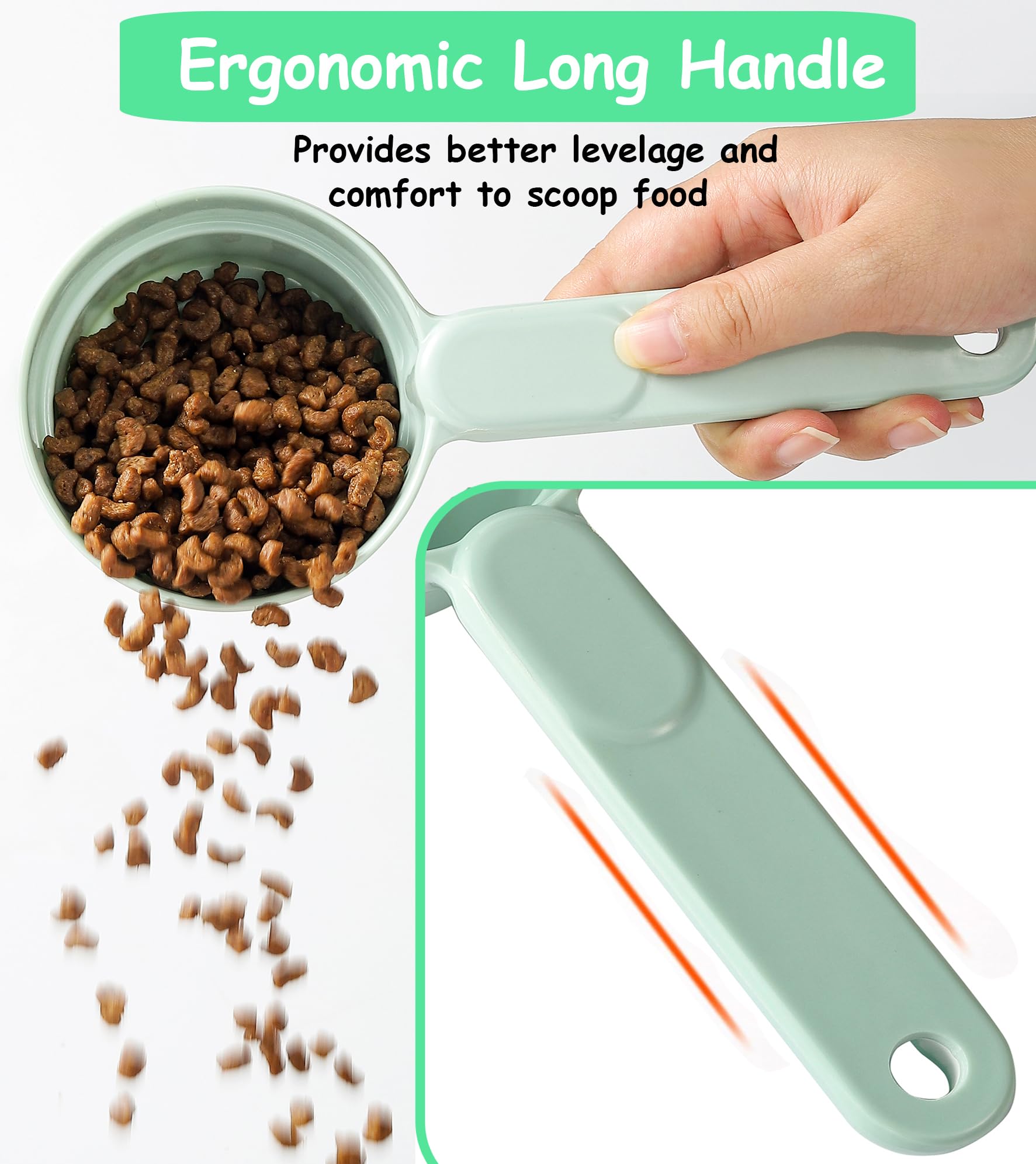 Joyinjojo melamine dog scoop durable for daily use