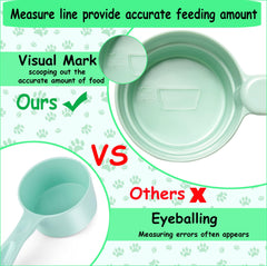 Joyinjojo melamine pet scoop durable and food-safe