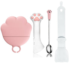 Joyinjojo paw lid pink fits many cans for quick, mess-free storage.